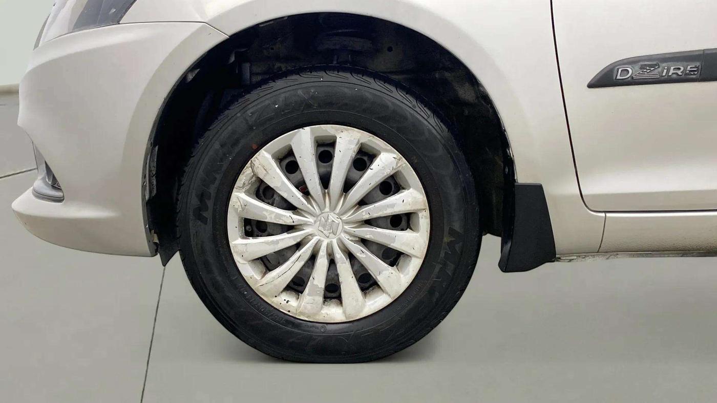 2015 Maruti Swift Dzire VXI, Petrol, Manual, 69,369 km, Left Front Wheel