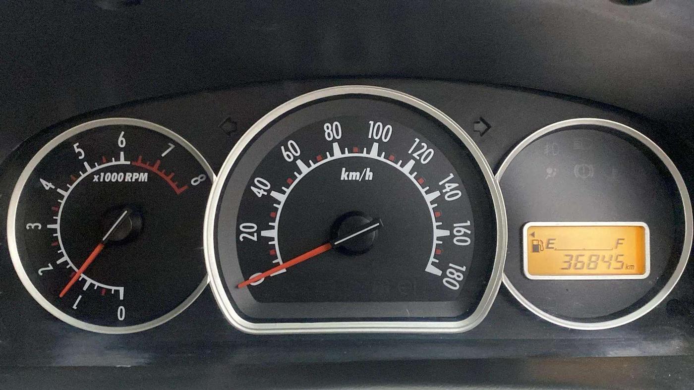 2013 Maruti Alto K10 VXI, Petrol, Manual, 36,875 km, Odometer Image