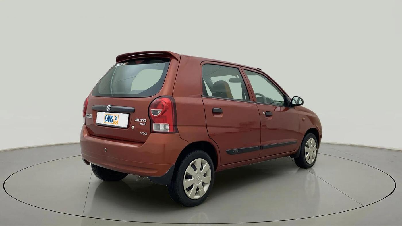 2013 Maruti Alto K10 VXI, Petrol, Manual, 36,875 km, Right Back Diagonal