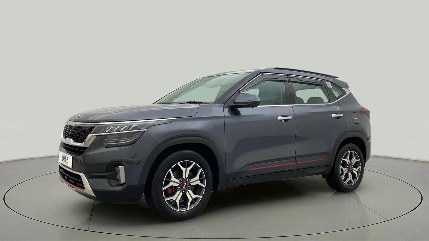 2019 KIA SELTOS GTX PLUS AT 1.5 DIESEL, Diesel, Automatic, 61,747 km, Left Front Diagonal