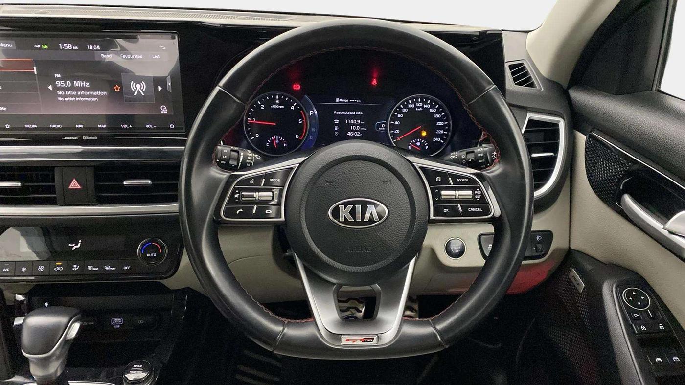 2019 KIA SELTOS GTX PLUS AT 1.5 DIESEL, Diesel, Automatic, 61,747 km, Steering Wheel Close Up