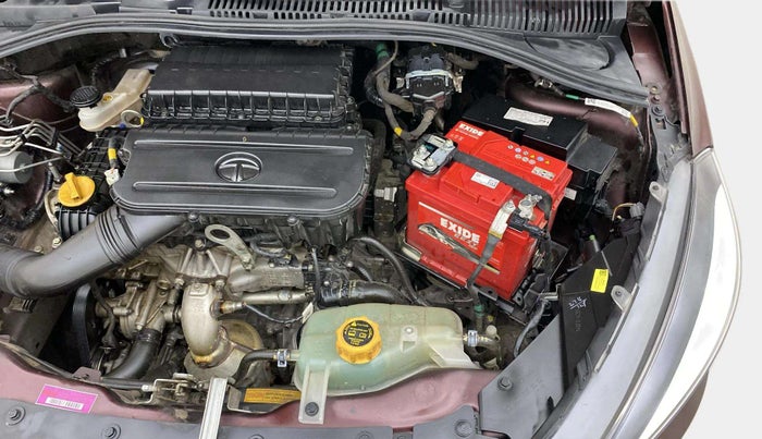 2021 Tata TIGOR XZA PLUS PETROL, Petrol, Automatic, 22,201 km, Engine View - Left