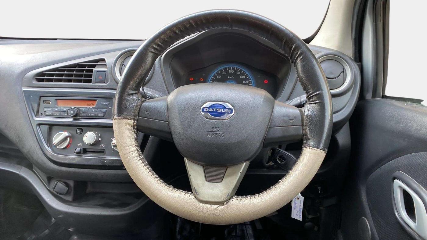 2019 Datsun Redi Go S 1.0, Petrol, Manual, 31,846 km, Steering Wheel Close Up