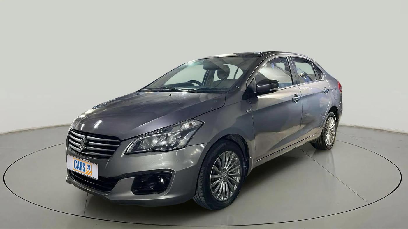2017 Maruti Ciaz ZDI+ SHVS, Diesel, Manual, 67,988 km, Left Front Diagonal