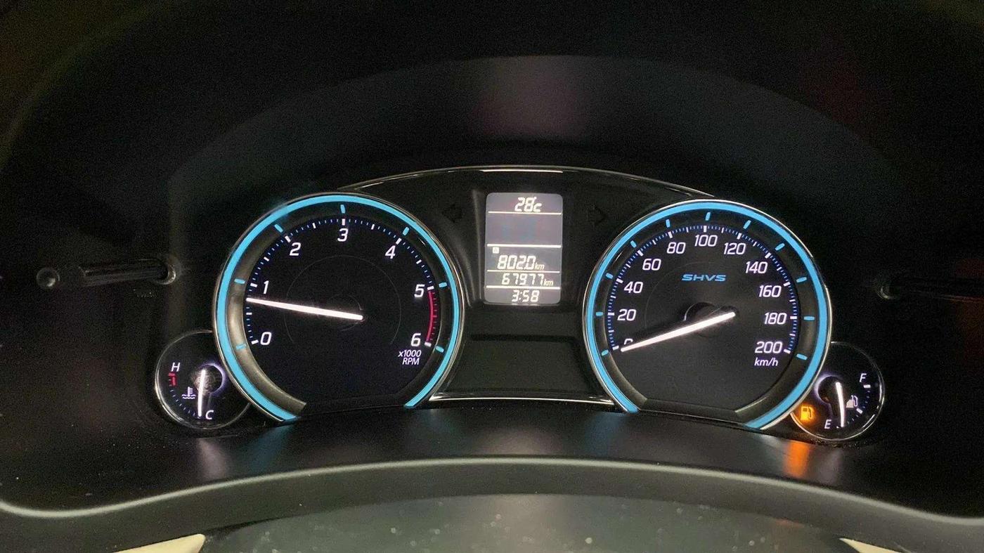 2017 Maruti Ciaz ZDI+ SHVS, Diesel, Manual, 67,988 km, Odometer Image