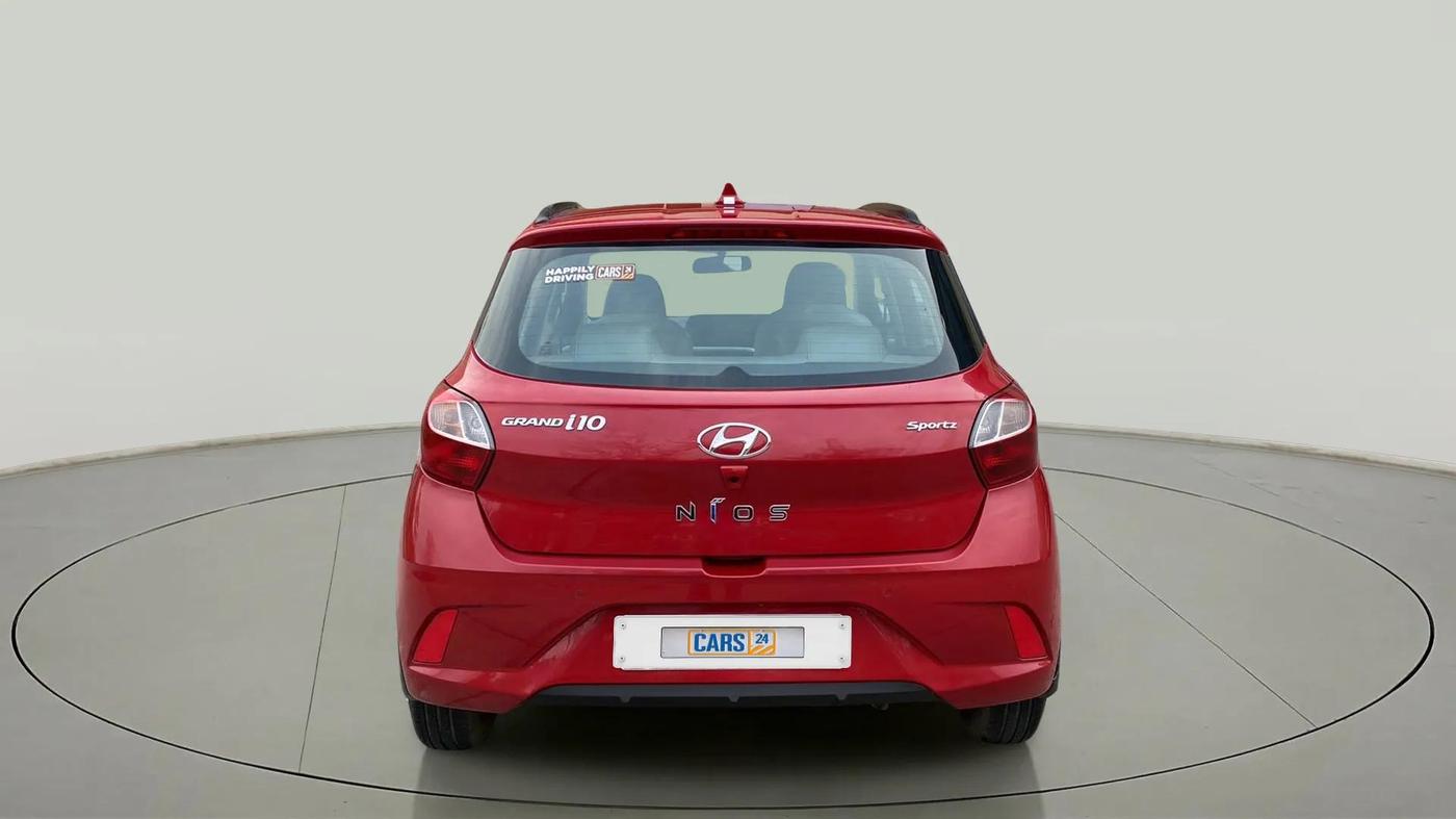 2020 Hyundai GRAND I10 NIOS SPORTZ AMT 1.2 KAPPA VTVT, Petrol, Automatic, 23,162 km, Back/Rear