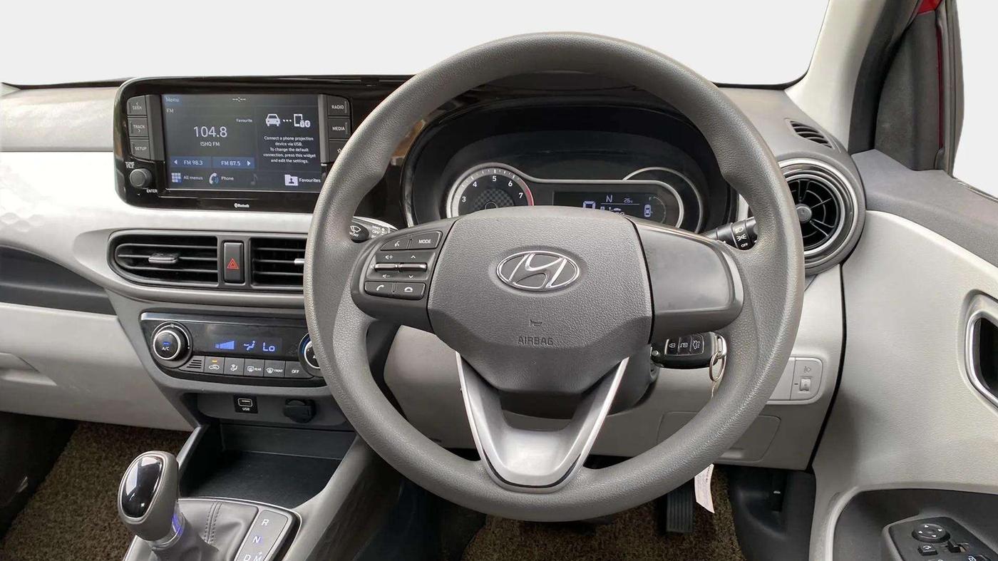 2020 Hyundai GRAND I10 NIOS SPORTZ AMT 1.2 KAPPA VTVT, Petrol, Automatic, 23,162 km, Steering Wheel Close Up