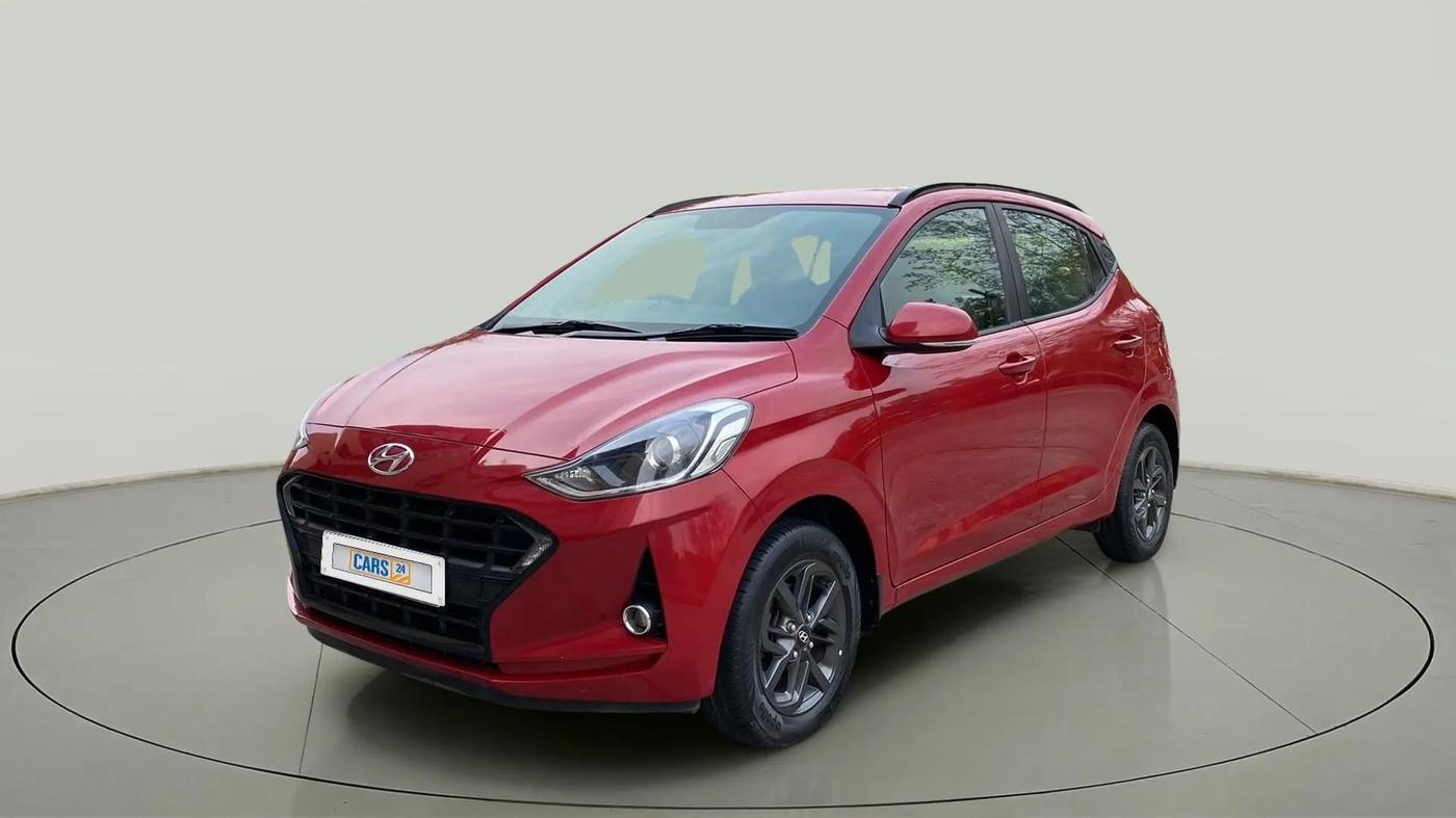 2020 Hyundai GRAND I10 NIOS SPORTZ AMT 1.2 KAPPA VTVT, Petrol, Automatic, 23,162 km, Left Front Diagonal