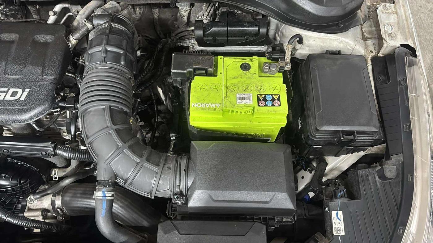 2021 Hyundai Verna SX (O) 1.0 TURBO DCT, Petrol, Automatic, 21,143 km, Engine View - Left