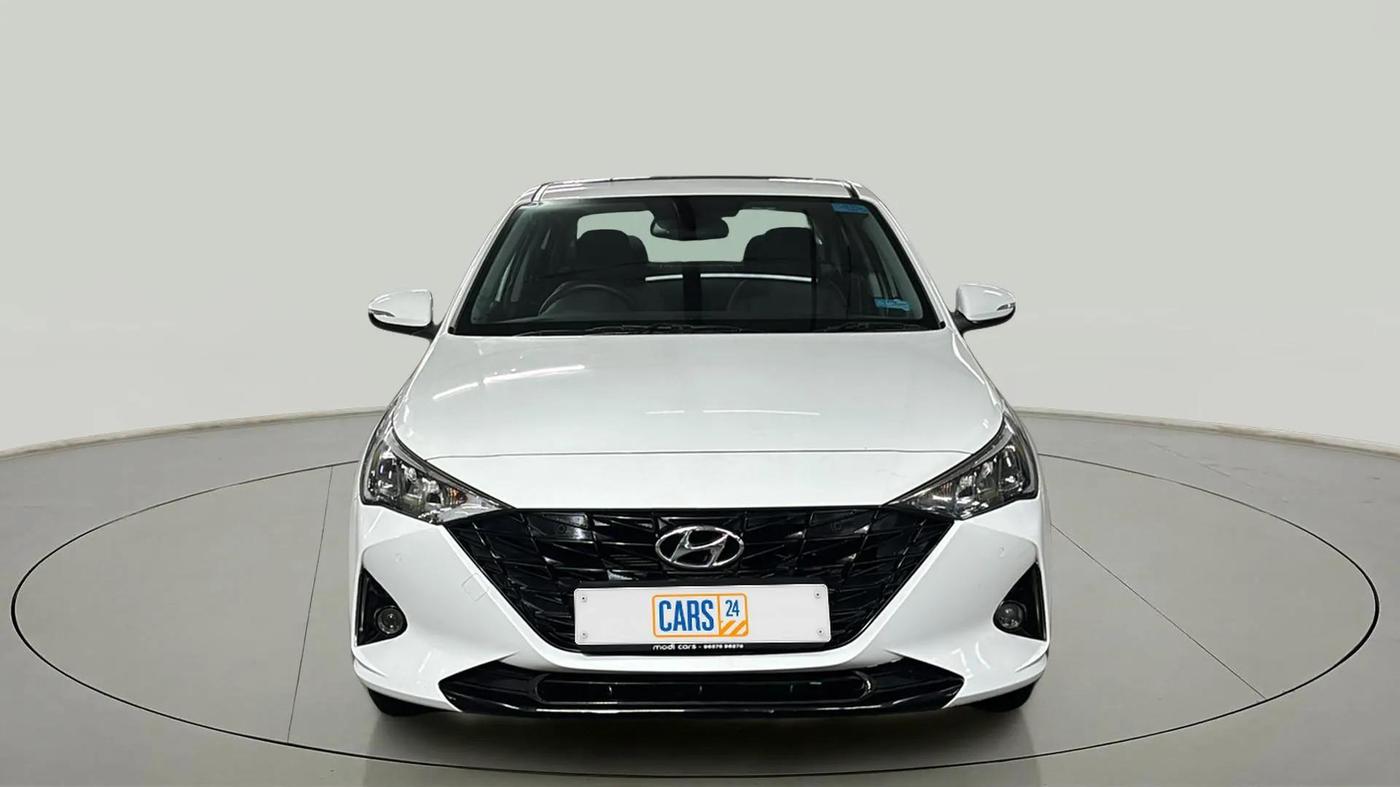 2021 Hyundai Verna SX (O) 1.0 TURBO DCT, Petrol, Automatic, 21,143 km, Front