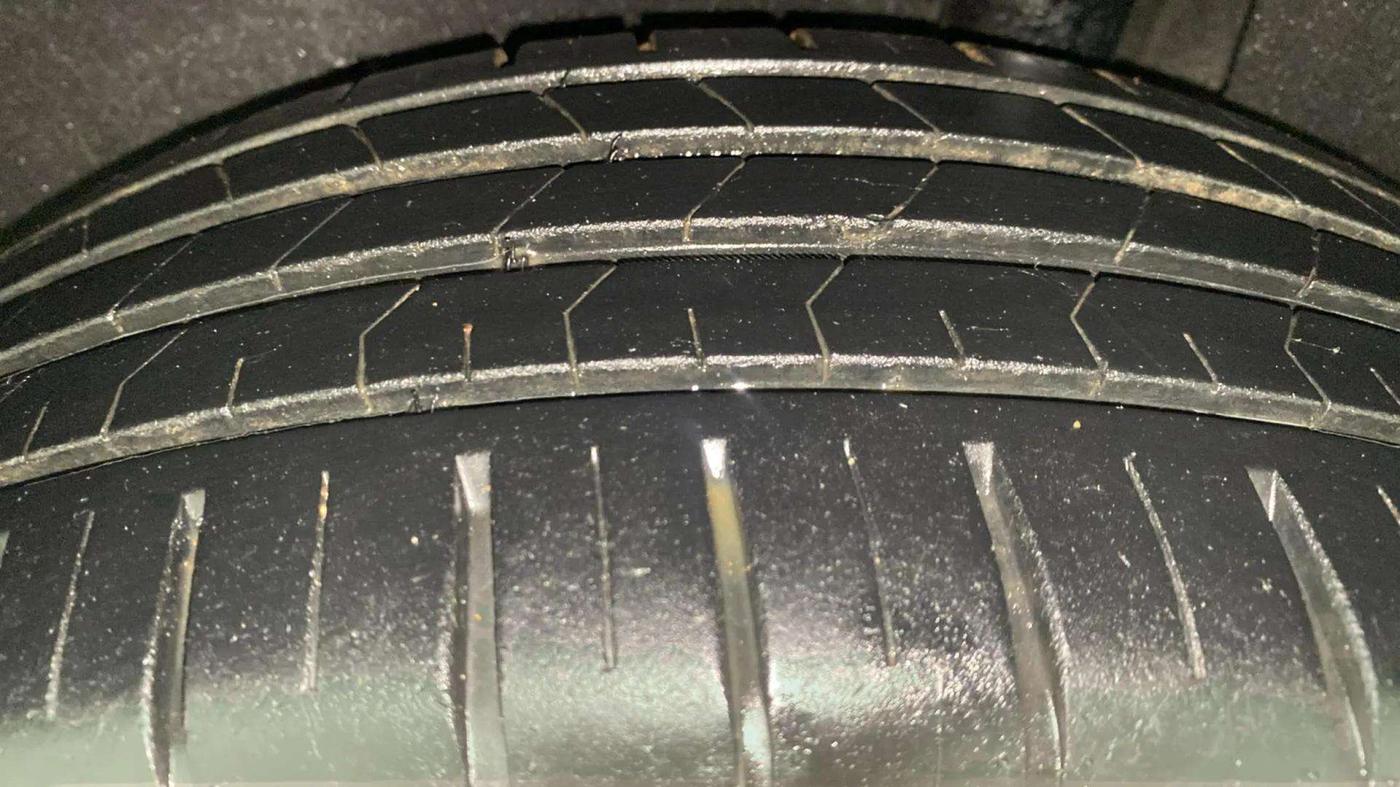 2019 Maruti Baleno ALPHA CVT PETROL 1.2, Petrol, Automatic, 94,392 km, Left Rear Tyre Tread