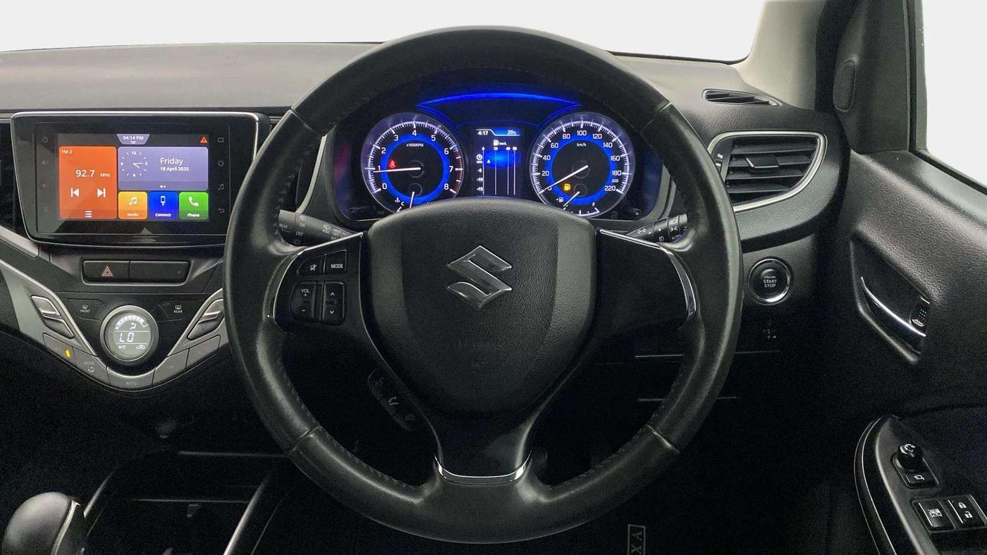 2019 Maruti Baleno ALPHA CVT PETROL 1.2, Petrol, Automatic, 94,392 km, Steering Wheel Close Up