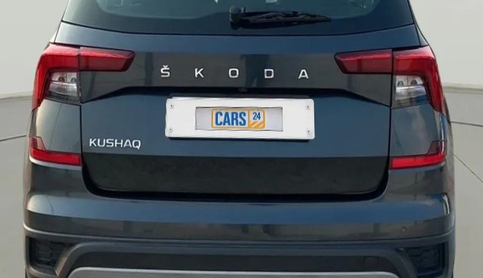 2021 Skoda KUSHAQ AMBITION 1.0L TSI AT, Petrol, Automatic, 34,591 km, Dicky (Boot door) - Slightly dented
