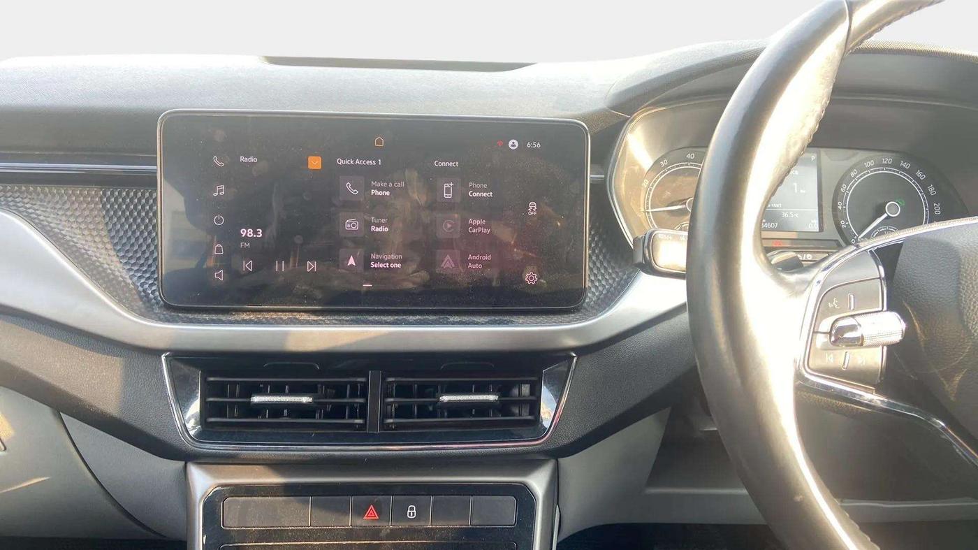 2021 Skoda KUSHAQ AMBITION 1.0L TSI AT, Petrol, Automatic, 34,656 km, Air Conditioner