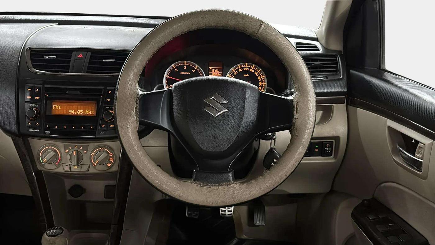 2015 Maruti Swift Dzire VDI, Diesel, Manual, 78,563 km, Steering Wheel Close Up