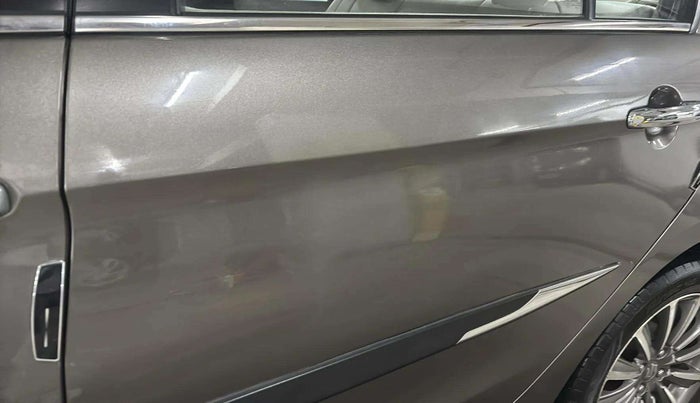 2020 Maruti Ciaz ALPHA 1.5 SHVS PETROL, Petrol, Manual, 49,434 km, Rear left door - Minor scratches