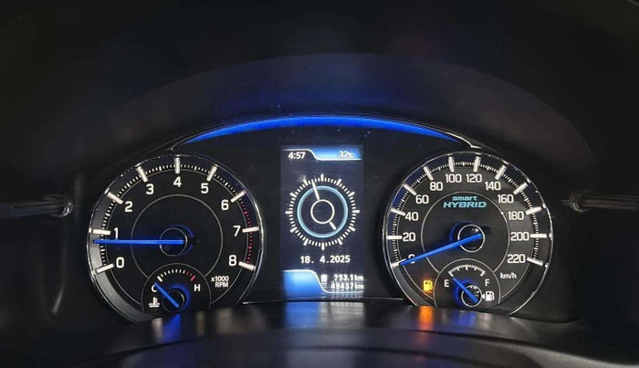 2020 Maruti Ciaz ALPHA 1.5 SHVS PETROL, Petrol, Manual, 49,434 km, Odometer Image