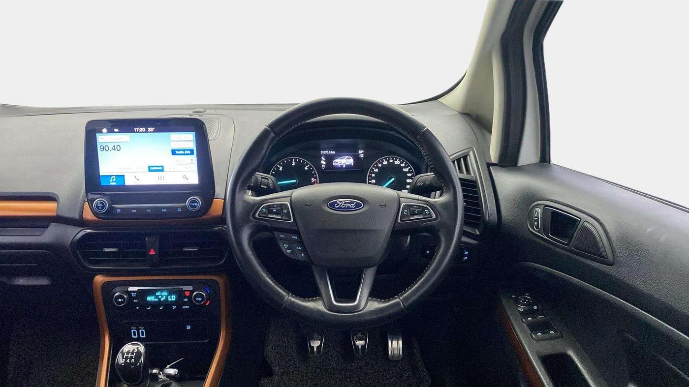 2018 Ford Ecosport TITANIUM 1.5L SPORTS(SUNROOF) DIESEL, Diesel, Manual, 31,356 km, Steering Wheel Close Up