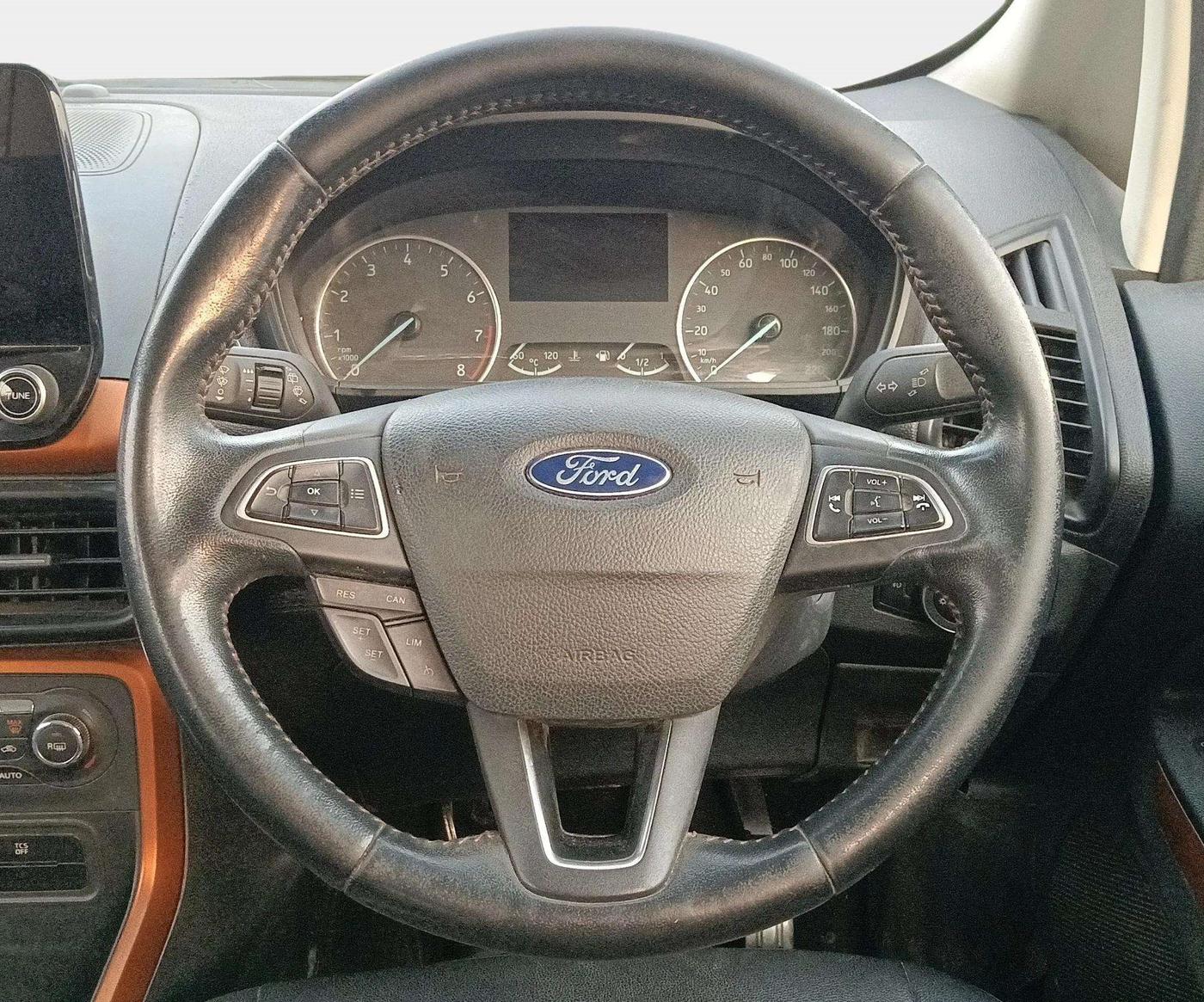 2020 Ford Ecosport TITANIUM 1.5 SPORTS(SUNROOF) PETROL, Petrol, Manual, 97,887 km, Steering Wheel Close Up