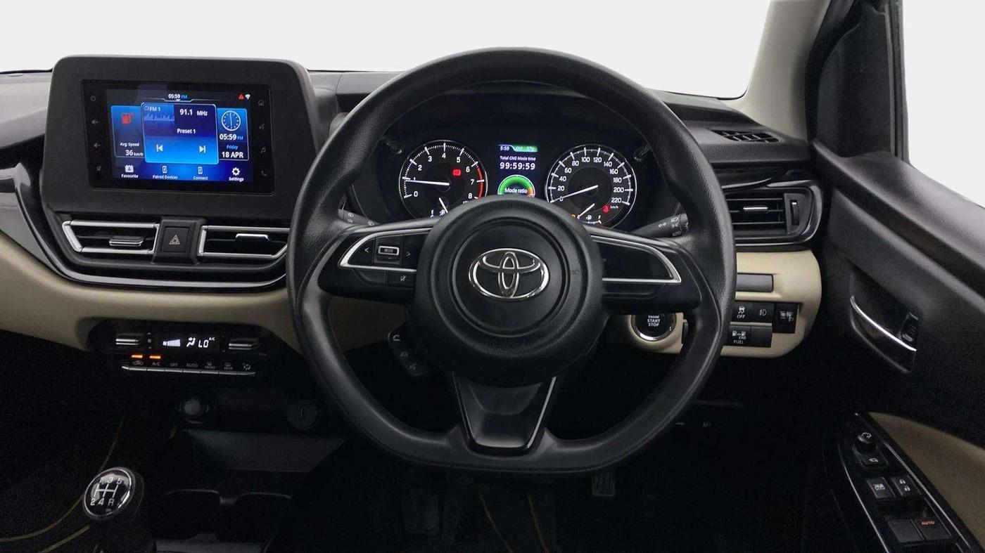 2023 Toyota Glanza G E-CNG, CNG, Manual, 47,527 km, Steering Wheel Close Up