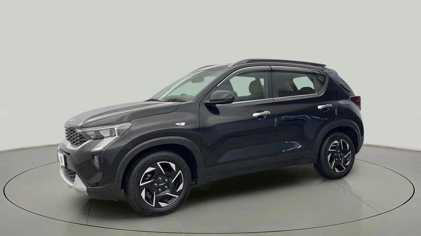2024 KIA SONET HTK (O) 1.2 Petrol MT, Petrol, Manual, 10,729 km, Left Front Diagonal