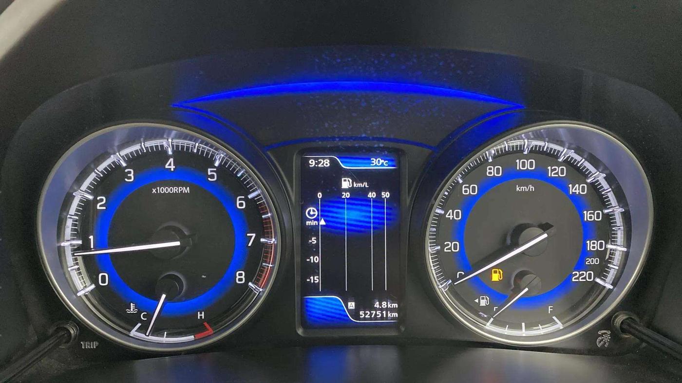 2021 Toyota Glanza G, Petrol, Manual, 52,806 km, Odometer Image