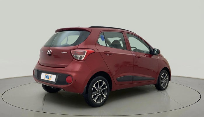 2018 Hyundai Grand i10 SPORTZ AT 1.2 KAPPA VTVT, Petrol, Automatic, 12,597 km, Right Back Diagonal