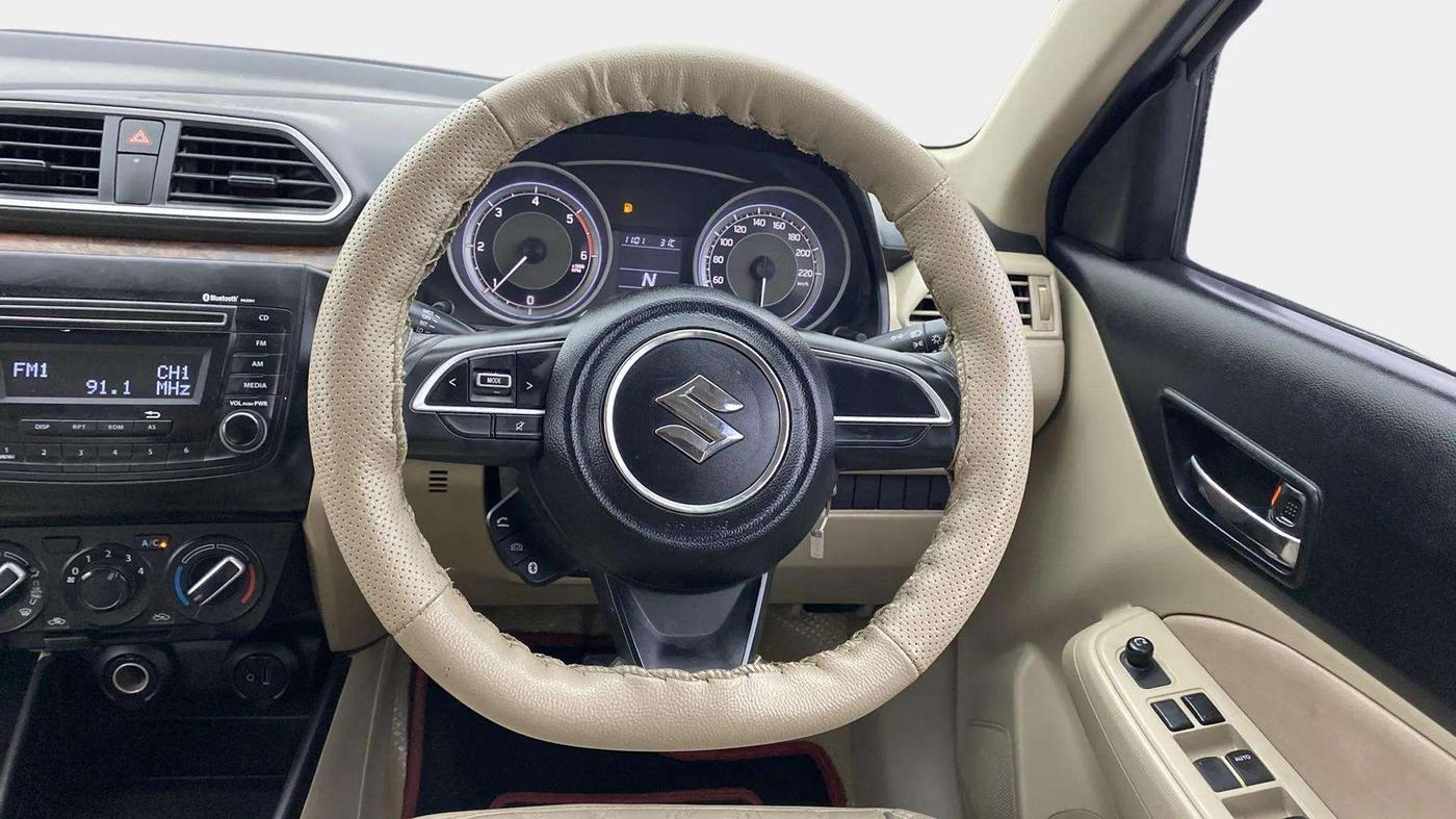 2019 Maruti Dzire VDI AMT, Diesel, Automatic, 77,645 km, Steering Wheel Close Up