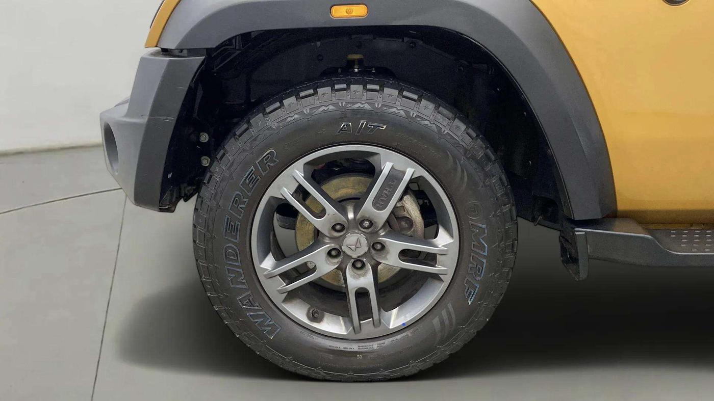 2023 Mahindra Thar LX P 2WD AT HT, Petrol, Automatic, 8,471 km, Left Front Wheel