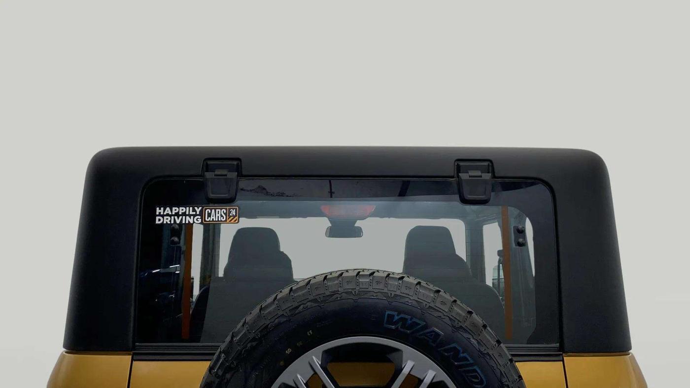 2023 Mahindra Thar LX P 2WD AT HT, Petrol, Automatic, 8,471 km, Rear Windshield