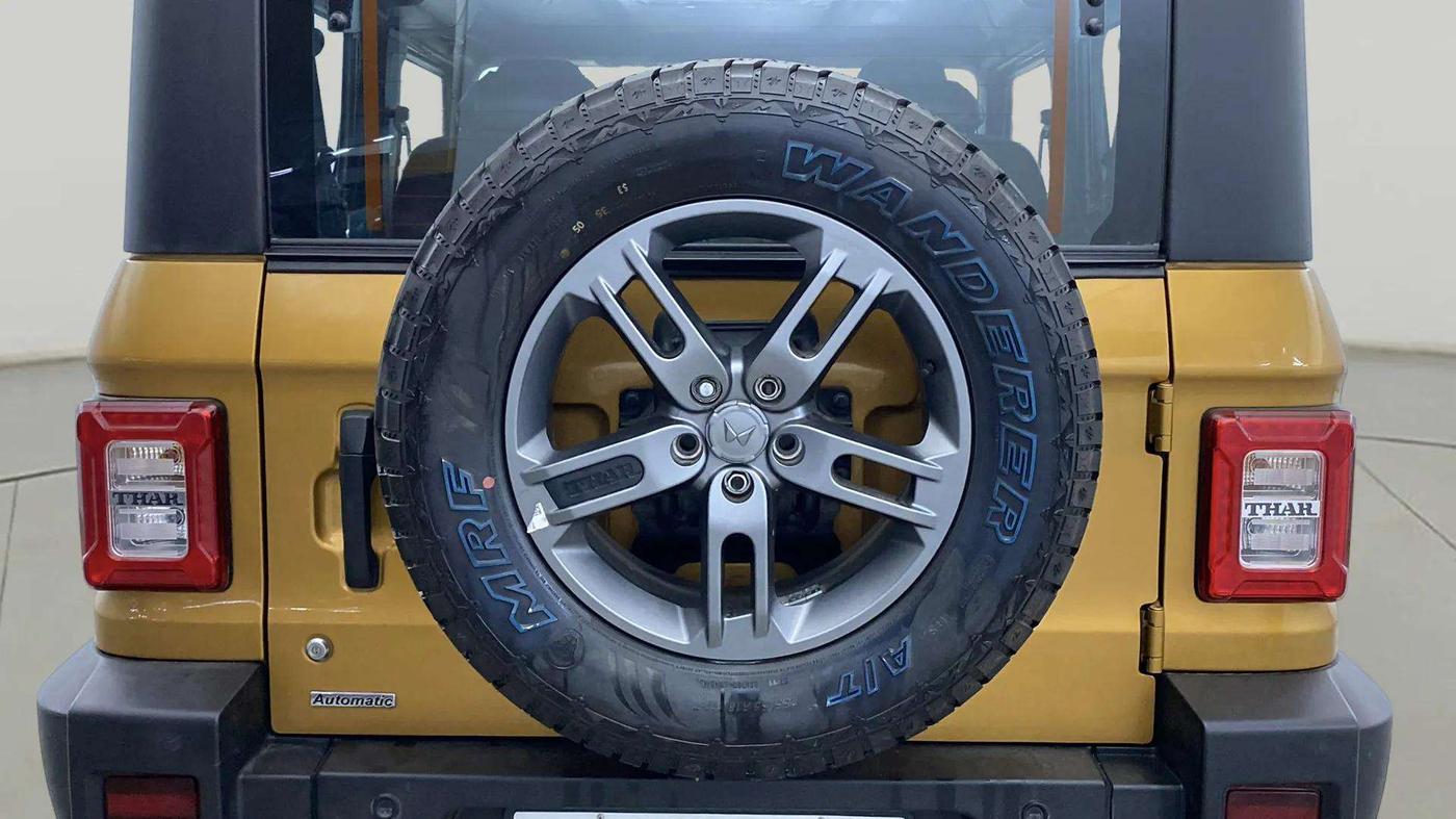 2023 Mahindra Thar LX P 2WD AT HT, Petrol, Automatic, 8,471 km, Spare Tyre