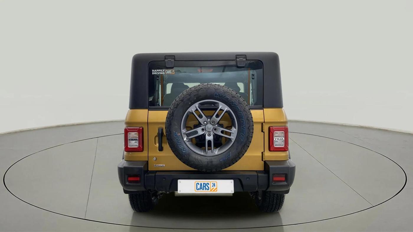 2023 Mahindra Thar LX P 2WD AT HT, Petrol, Automatic, 8,471 km, Back/Rear
