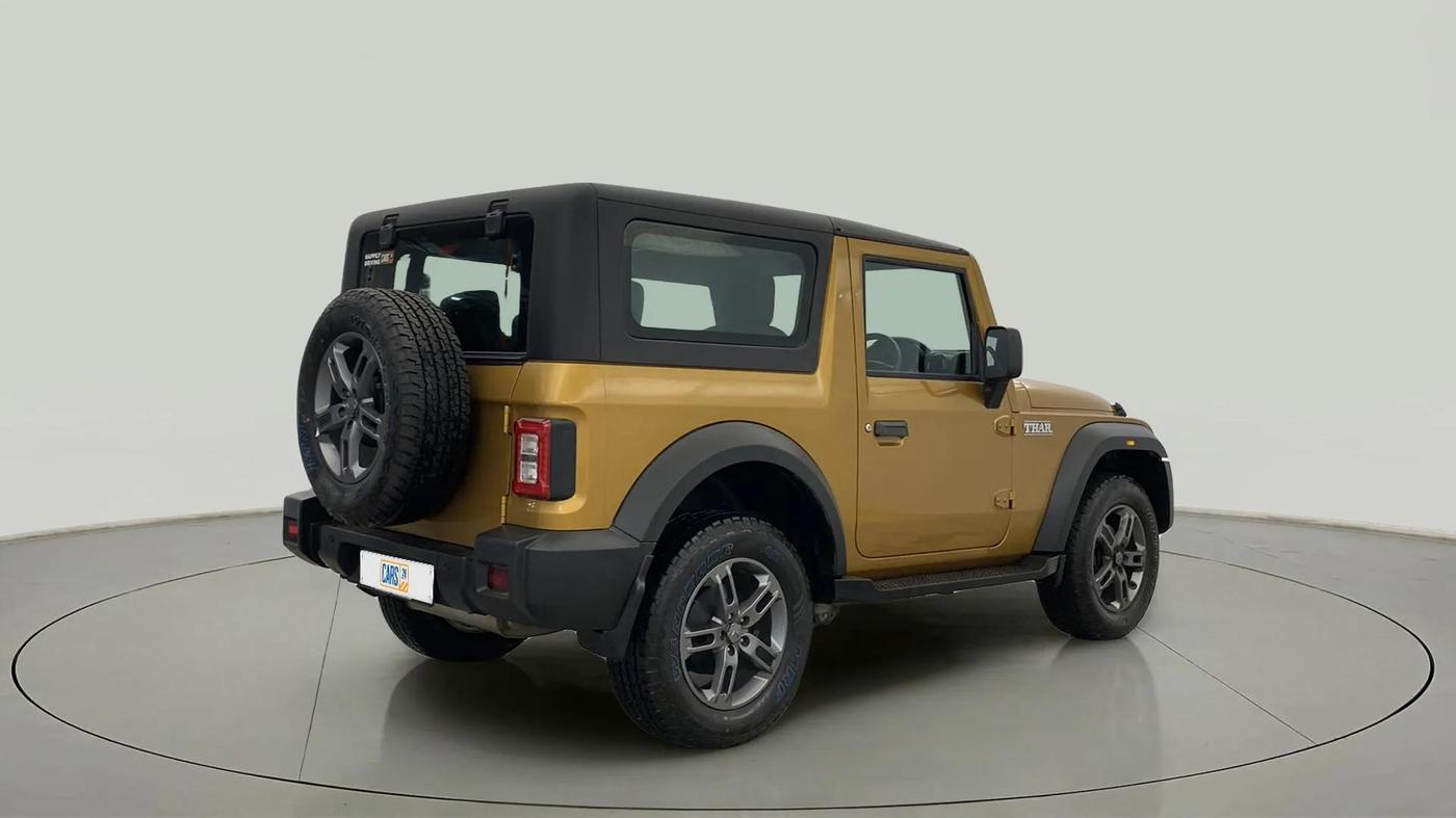 2023 Mahindra Thar LX P 2WD AT HT, Petrol, Automatic, 8,471 km, Right Back Diagonal