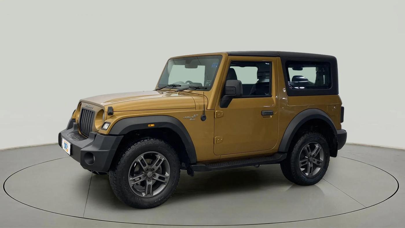 2023 Mahindra Thar LX P 2WD AT HT, Petrol, Automatic, 8,471 km, Left Front Diagonal
