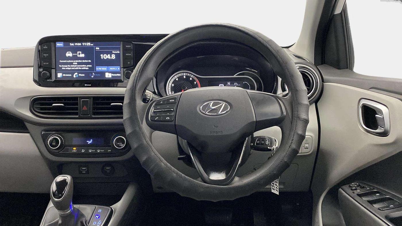 2019 Hyundai GRAND I10 NIOS SPORTZ AMT 1.2 KAPPA VTVT, Petrol, Automatic, 24,224 km, Steering Wheel Close Up