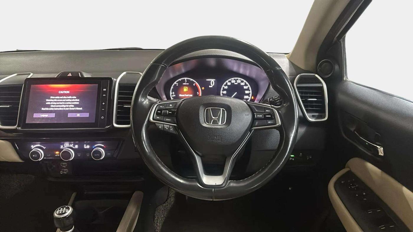 2021 Honda City 1.5L I-DTEC ZX, Diesel, Manual, 58,384 km, Steering Wheel Close Up