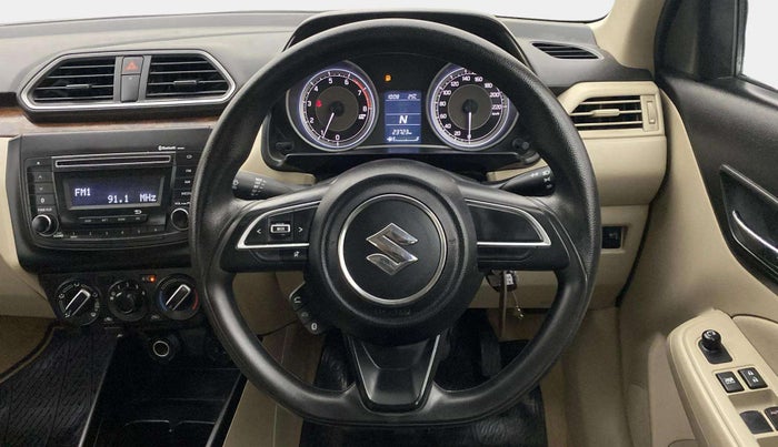 2018 Maruti Dzire VXI AMT, Petrol, Automatic, 23,701 km, Steering Wheel Close Up