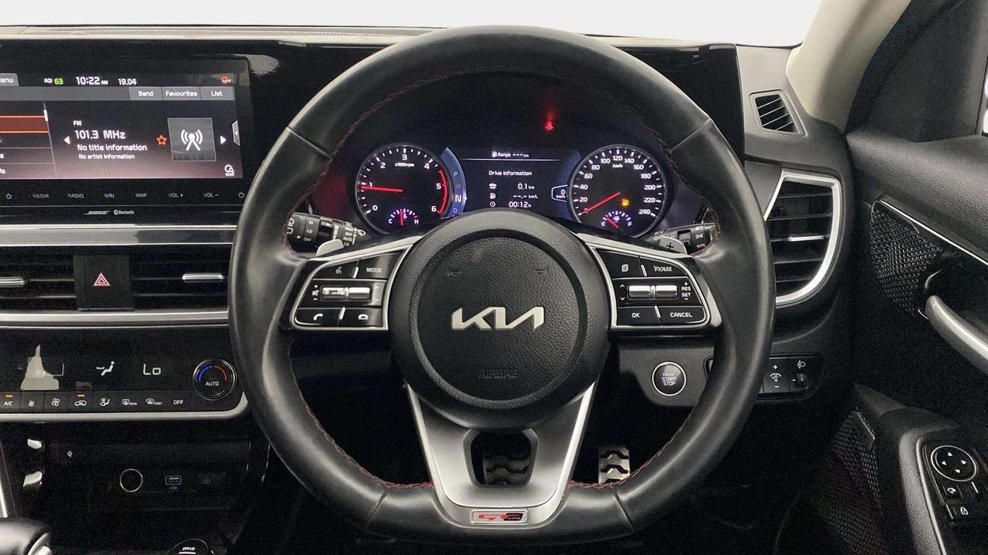 2022 KIA SELTOS GTX PLUS 1.5 DIESEL AT, Diesel, Automatic, 51,640 km, Steering Wheel Close Up