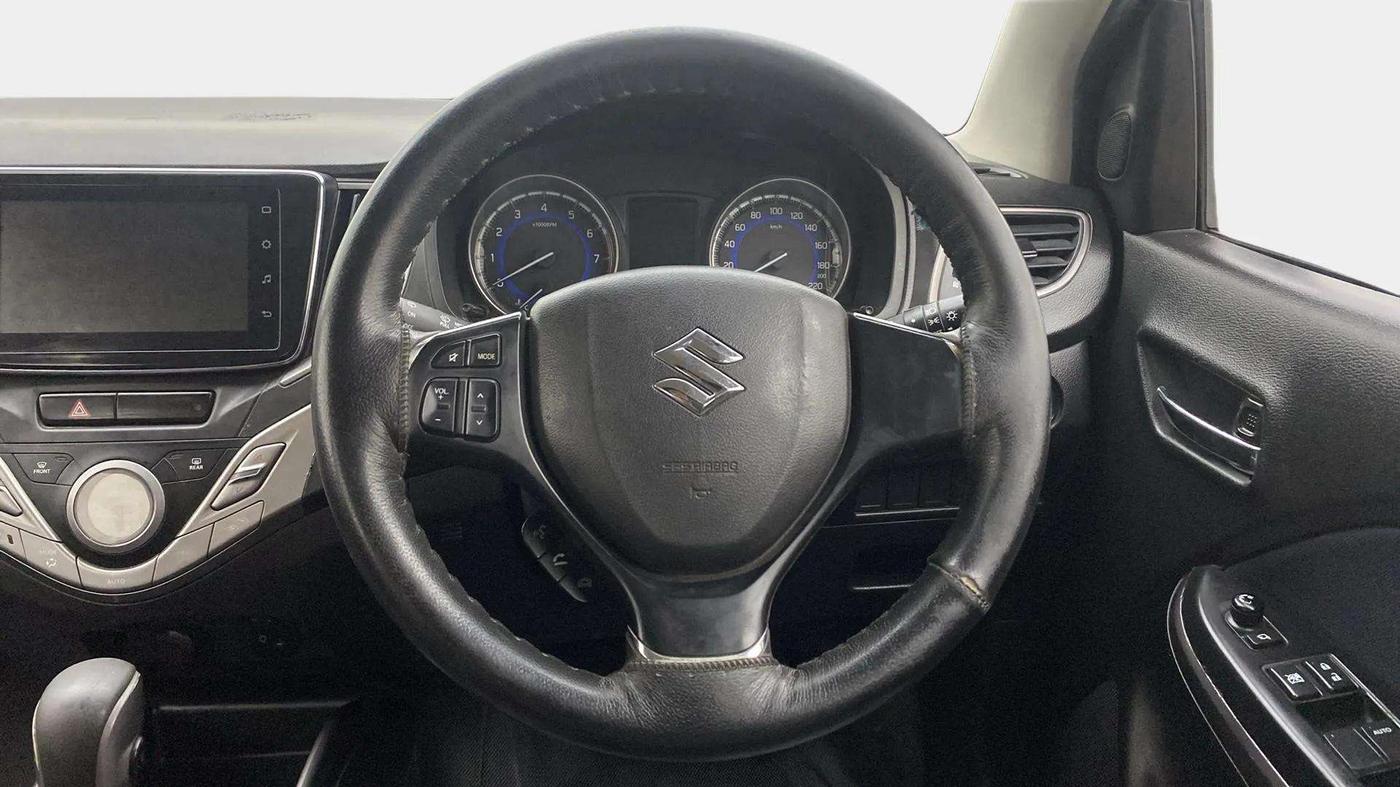 2019 Maruti Baleno ZETA CVT PETROL 1.2, Petrol, Automatic, 86,972 km, Steering Wheel Close Up