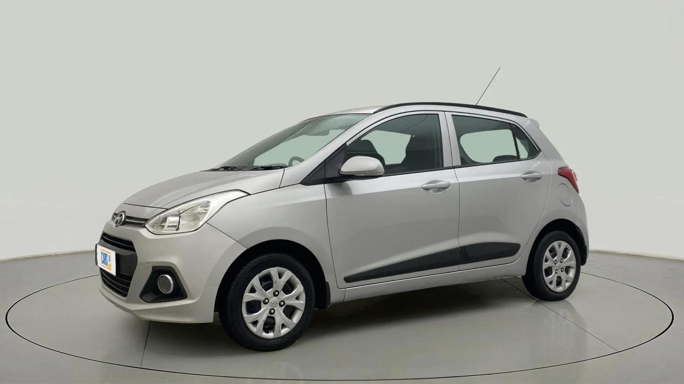 2015 Hyundai Grand i10 SPORTZ 1.2 KAPPA VTVT, Petrol, Manual, 46,041 km, Left Front Diagonal