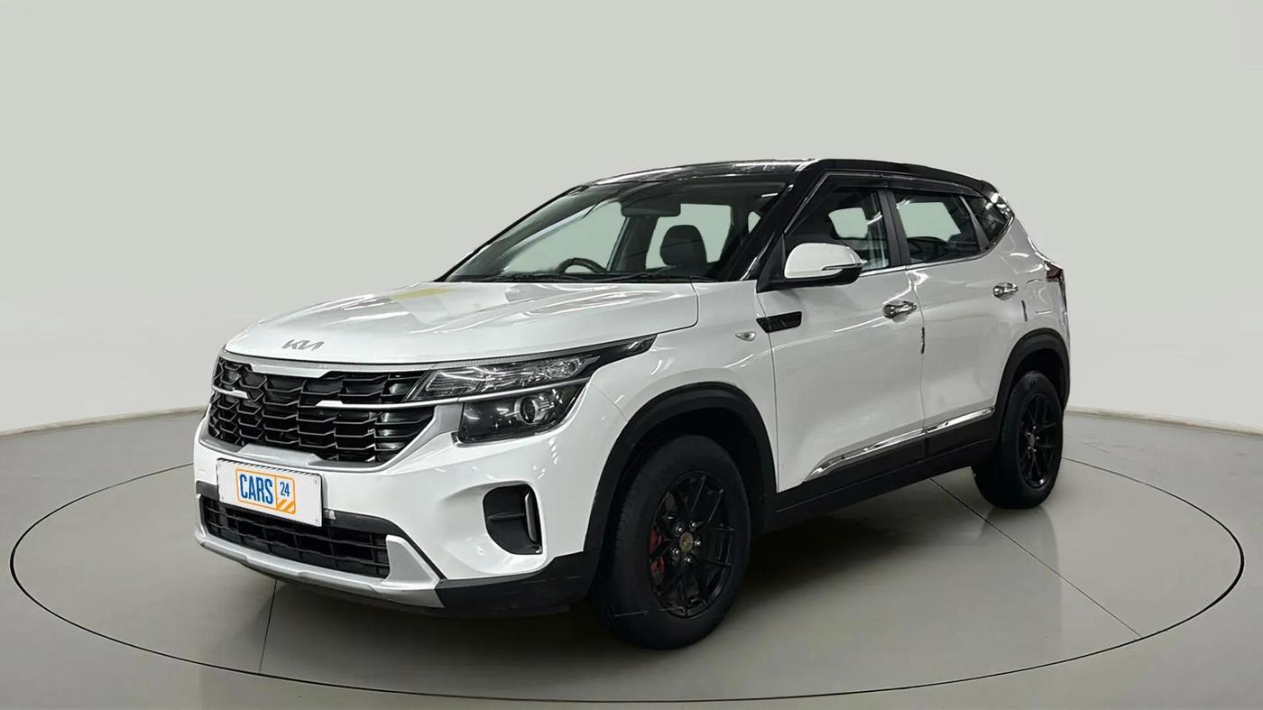 2023 KIA SELTOS HTE 1.5 PETROL, Petrol, Manual, 29,607 km, Left Front Diagonal