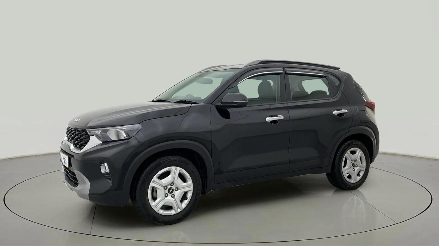 2023 KIA SONET HTK PLUS 1.2 PETROL MT, Petrol, Manual, 11,582 km, Left Front Diagonal