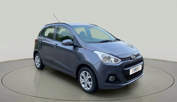 2016 Hyundai Grand i10 SPORTZ 1.2 KAPPA VTVT, Petrol, Manual, 21,363 km, Right Front Diagonal