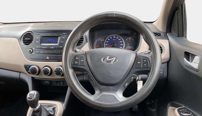 2016 Hyundai Grand i10 SPORTZ 1.2 KAPPA VTVT, Petrol, Manual, 21,363 km, Steering Wheel Close Up