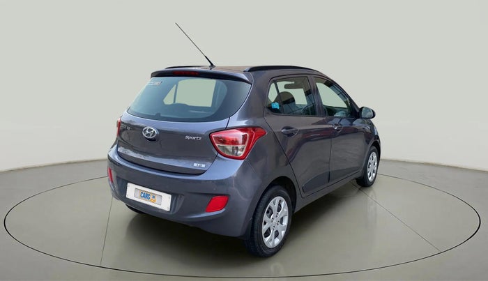 2016 Hyundai Grand i10 SPORTZ 1.2 KAPPA VTVT, Petrol, Manual, 21,363 km, Right Back Diagonal