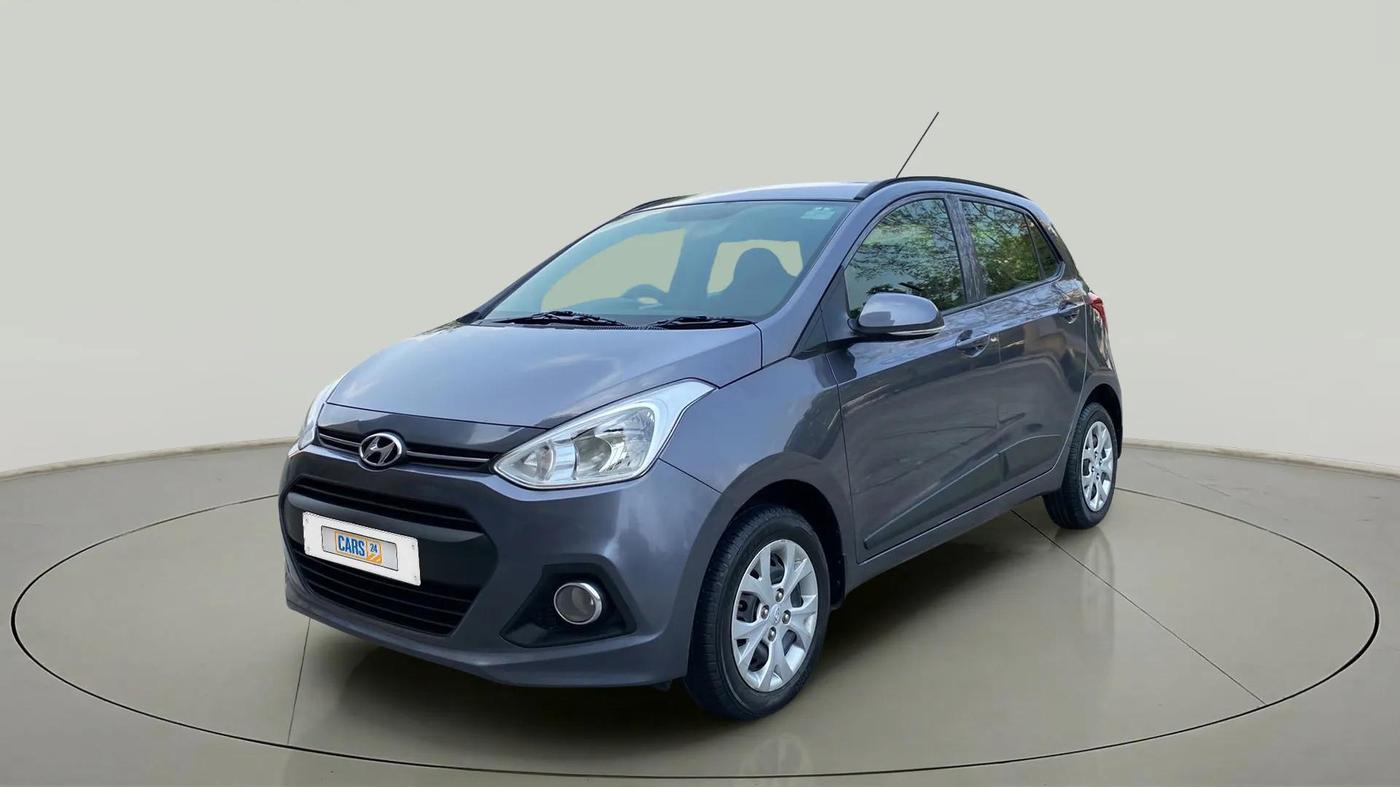 2016 Hyundai Grand i10 SPORTZ 1.2 KAPPA VTVT, Petrol, Manual, 21,363 km, Left Front Diagonal