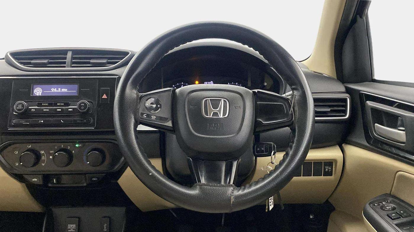2019 Honda Amaze 1.2L I-VTEC S, Petrol, Manual, 87,632 km, Steering Wheel Close Up