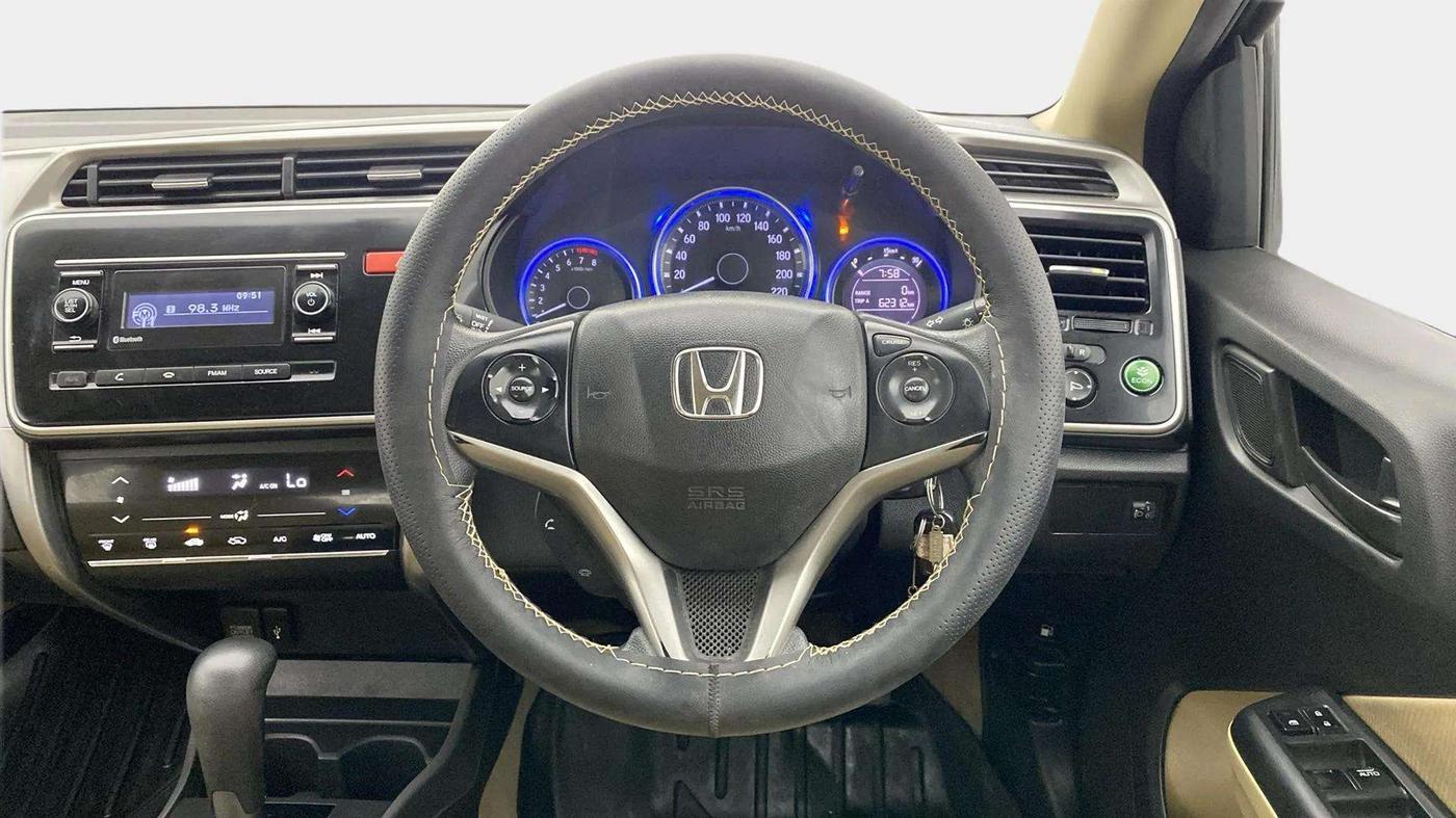 2015 Honda City 1.5L I-VTEC SV CVT, Petrol, Automatic, 85,782 km, Steering Wheel Close Up