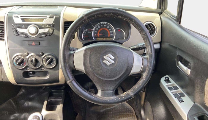 2014 Maruti Wagon R 1.0 VXI, Petrol, Manual, 23,802 km, Steering Wheel Close Up