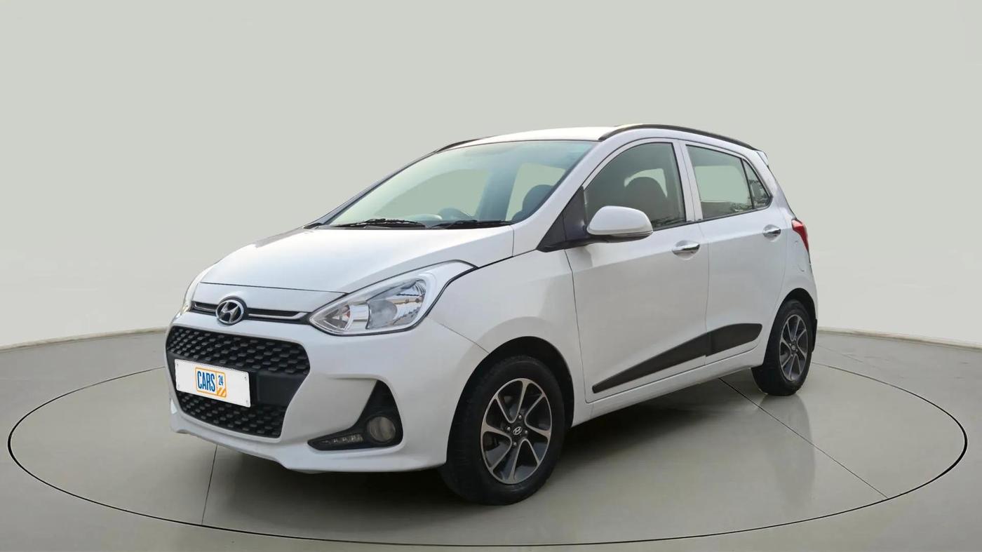 2018 Hyundai Grand i10 ASTA 1.2 KAPPA VTVT, Petrol, Manual, 47,294 km, Left Front Diagonal